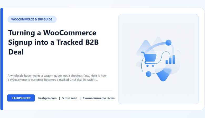 Turning a WooCommerce Signup into a Tracked B2B Deal