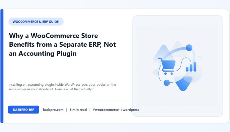 Why a WooCommerce Store Benefits from a Separate ERP, Not an Accounting Plugin