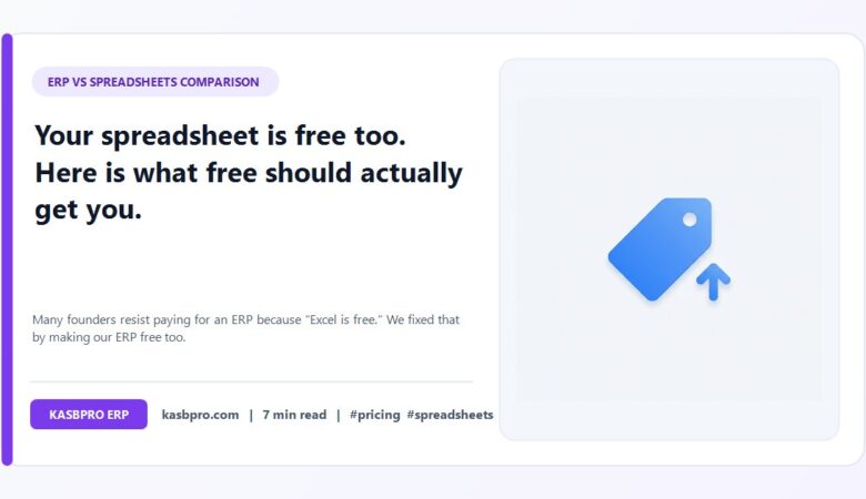 Your spreadsheet is free too. Here is what free should actually get you.